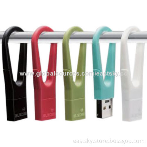 Data Hook USB Flash Drive with Capacity from 64MB to 32GB, Supports Multiple Partition